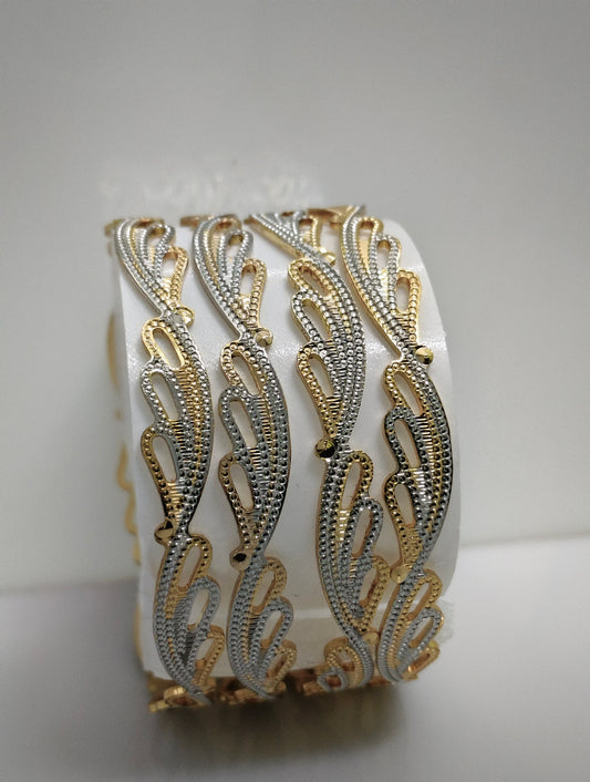 Real gold design bangles